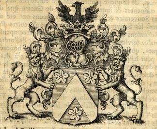 Antique Print-COAT OF ARMS-LE COMTE-LECOMTE-HERNESSE-Butkens-1724