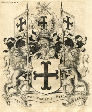 Antique Print-JSEPH VAN DEN LEENE-KING OF ARMS-BRABANT-Butkens-1724