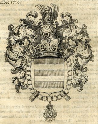 Antique Print-RICHARD DE GREZ-KING OF ARMS-BRABANT-Butkens-1724