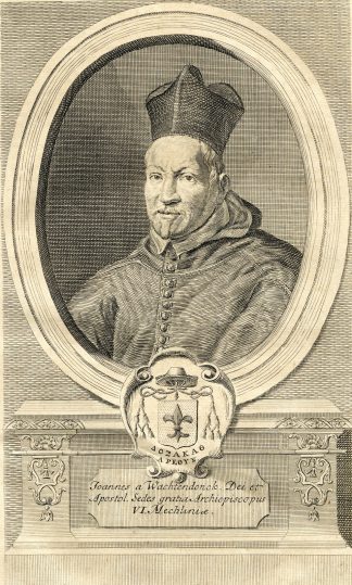 Antique Print-PORTRAIT-JOANNES WACHTENDONCK-ARCHBISHOP-Butkens-1724