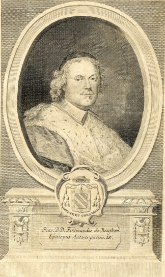 Antique Print-PORTRAIT-JOANNES FERDINANDUS VAN BEUGHEM-BISHOP-Butkens-1724