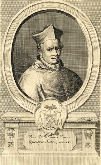 Antique Print-PORTRAIT-JOANNES MIRAEUS-LE MIRE-BISHOP ANTWERP-Butkens-1724
