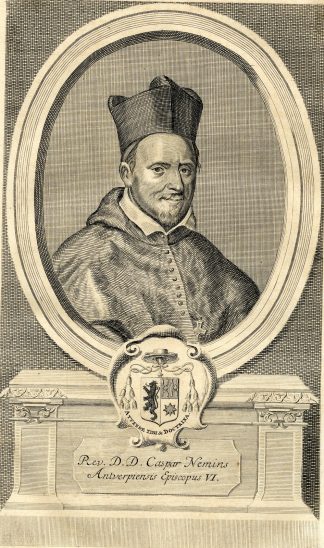 Antique Print-PORTRAIT-CASPAR NEMINS-BISHOP ANTWERP-Butkens-1724