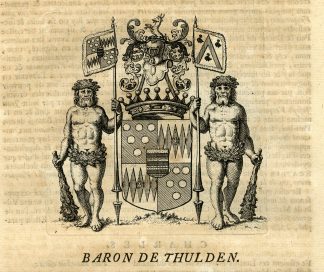 Antique Print-COAT OF ARMS-TULDER-TULDEN-NETHERLANDS-Butkens-1724