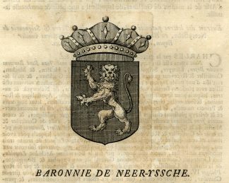 Antique Print-COAT OF ARMS-NEERIJSE-NEERYSSCHE-Butkens-1724
