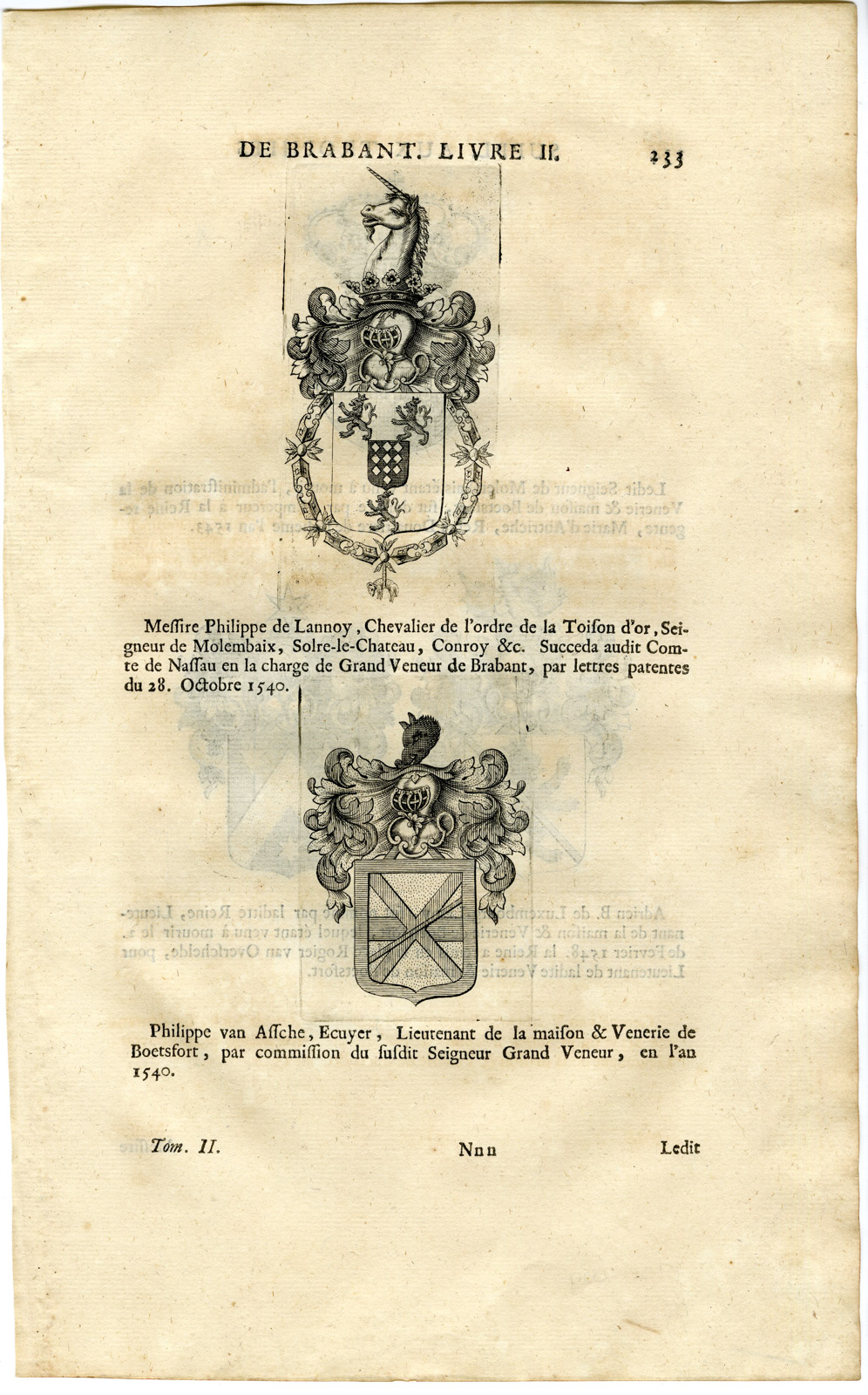 , Antique Print-LANNOY-ASSCHE-MOLEMBAIS-LUXEMBOURG-LIGNY-OVERSCHELDE-Butkens-1724, Pictura Antique Prints