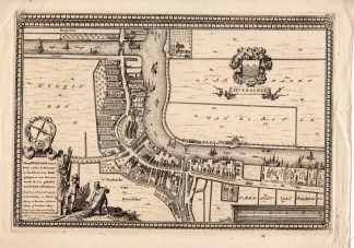 Antique Print-OVERSCHIE PLAN-de Ram-1678