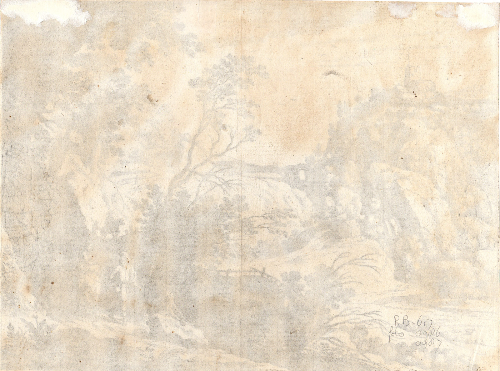 , Antique Master Print-JOSEPH-MARIA-JESUS-FLIGHT TO EGYPT-Bril-van Nieulandt-1630, Pictura Antique Prints