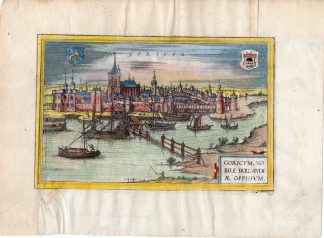 Antique Print-GORICUM-GORKUM-GORINCHEM-Braun-Hogenberg-c.1588