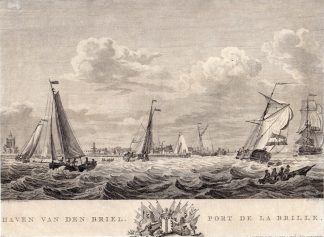 Antique Print-HARBOUR-HAVEN-PORT OF DEN BRIEL-de Sallieth-de Jong-1779