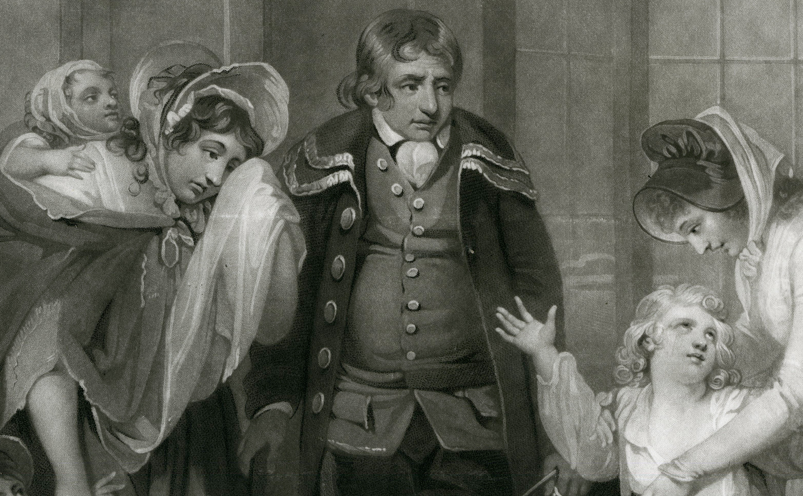 , Antique Master Print-THE CHILD RESTORED-RETURNED-Singleton-Green-1801, Pictura Antique Prints