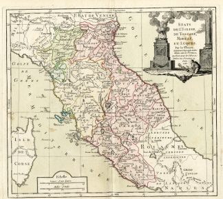 Rare Antique Print-ITALY-TOSCANE-VENICE-EUROPE-Brion de la Tour-Desnos-c.1765