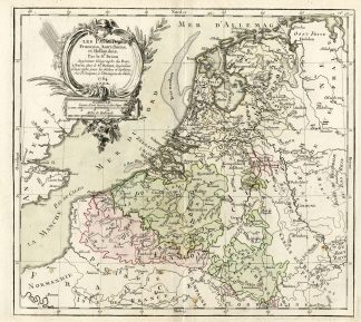 Rare Antique Print-THE NETHETLANDS-HOLLAND-Brion de la Tour-Desnos-c.1765