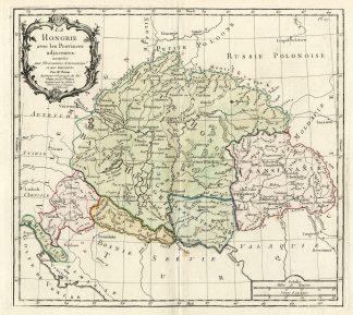 Rare Antique Print-HUNGARY-Brion de la Tour-Desnos-c.1765