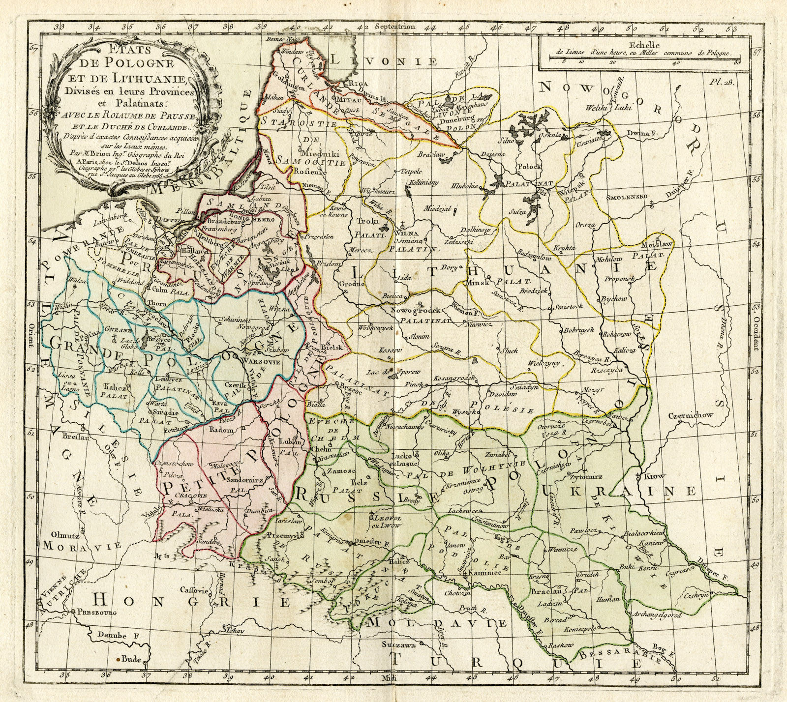 Pco 16555 416x371 Rare Antique Print-POLAND-REPUBLIC OF LITHUANIA-Brion de la Tour-Desnos-c.1765