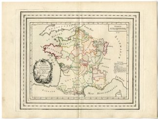 Rare Antique Print-FRANCE-DEPARTEMENS-Brion de la Tour-Desnos-c.1765