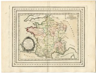 Rare Antique Print-FRANCE-CHURCH PROVINCES-BISDOM-Brion de la Tour-Desnos-c.1765