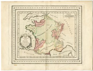 Rare Antique Print-FRANCE-PARLIAMANTS-COUNCILS-Brion de la Tour-Desnos-c.1765