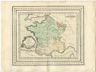Rare Antique Print-FRANCE-JURISDICTIONS-EUROPE-Brion de la Tour-Desnos-c.1765