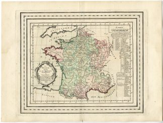 Rare Antique Print-FRANCE-DEPARTMENTS-REGIONS-Brion de la Tour-Desnos-c.1765