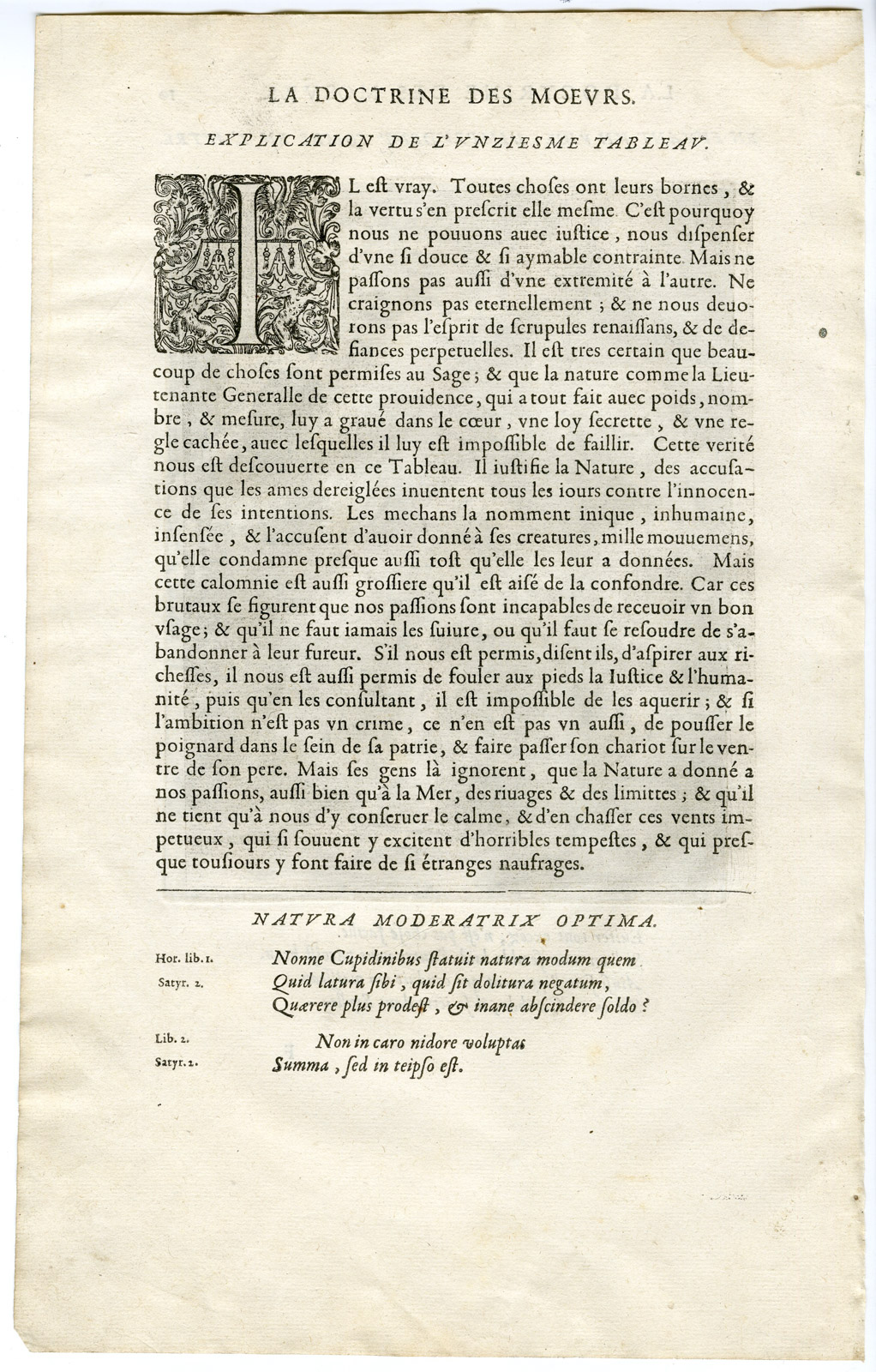 , Antique Print-NATURE-RULES-DESIRES-DIANA-LADY OF EPHESUS-Vaenius-Daret-1646, Pictura Antique Prints