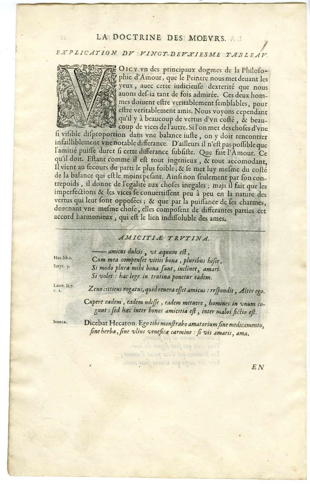 , Antique Print-LOVE MAKES PERFECT-SCALE-BALANCE-PEACOCK-CLUB-Vaenius-Daret-1646, Pictura Antique Prints