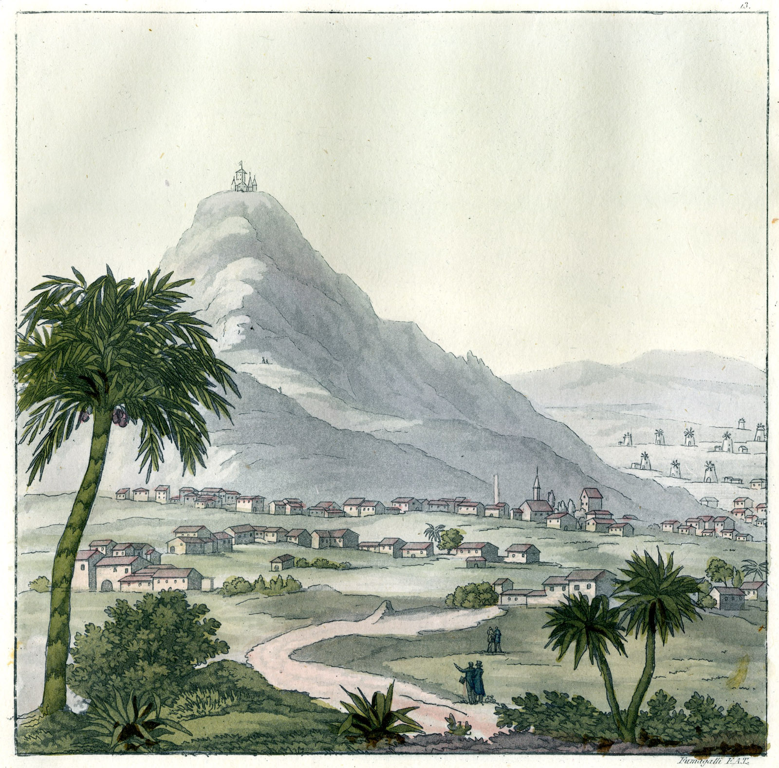 Pco 16771 416x410 Antique Print-POTOSI-BOLIVIA-SOUTH AMERICA-Ferrario-Gallina-1821 - Image 2