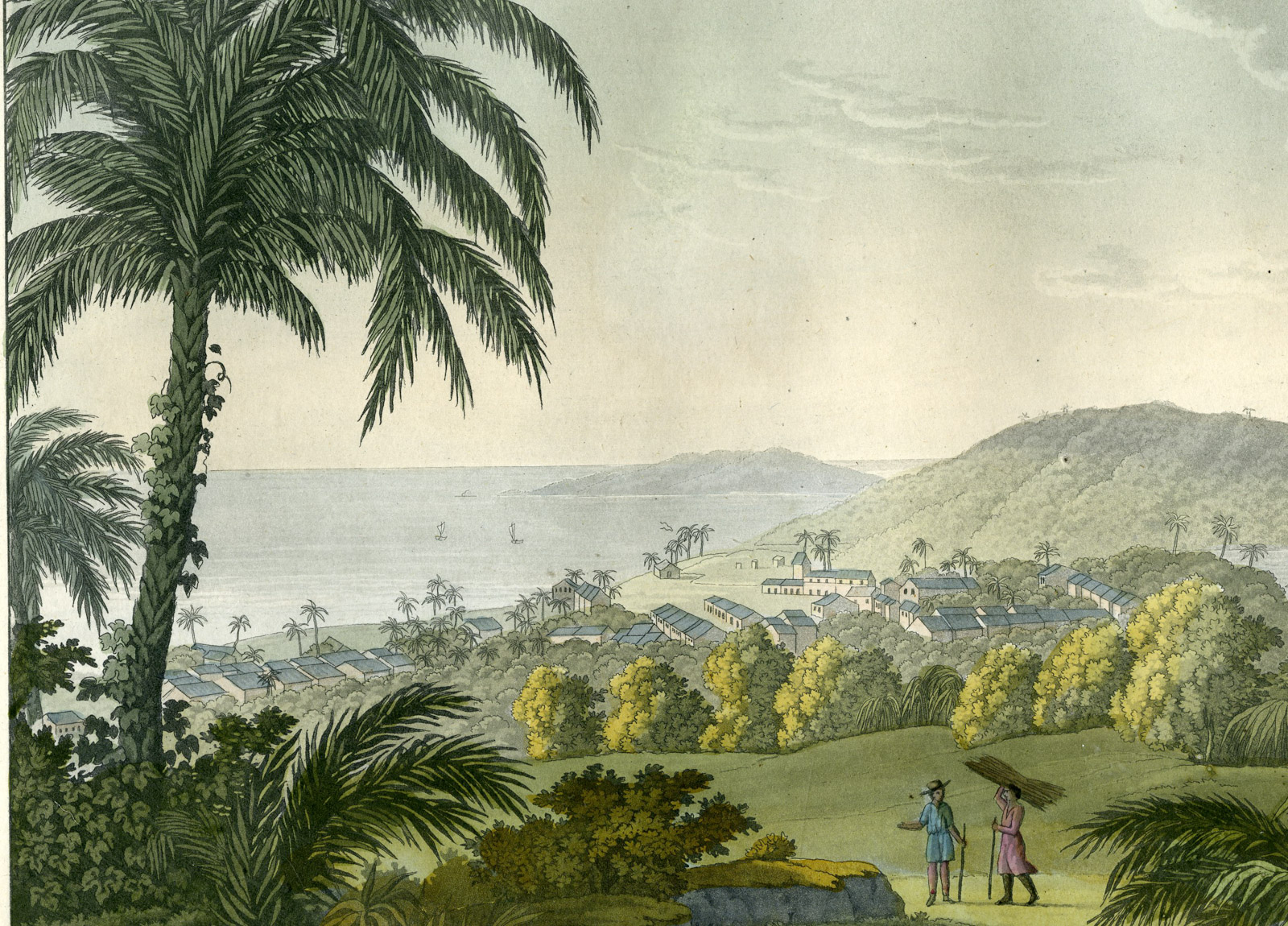 Pco 16906 416x299 Antique Print-ILHEOS-ILHEUS-BAHIA-BRAZIL-PL.58-Ferrario-Fumagalli-1821 - Image 2