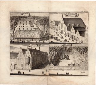 Antique Print-MIDDELBURG-WIC-FRENCH CHURCH-Smallegange-Anonymous-1696