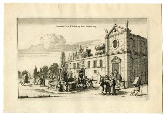 Antique Print-VIEW ROME-ST. PETER-GOLDEN HILL-Visscher-Swidde-1691