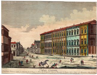 Antique Print-OPTICAL PRINT-ROME-ITALY-CORSINI PALACE-Barbault-Leizelt-1780