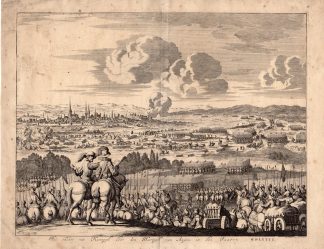 Antique Print-CAMBRAI-FRANCE-SIEGE-BATTLE-Luyken-1680