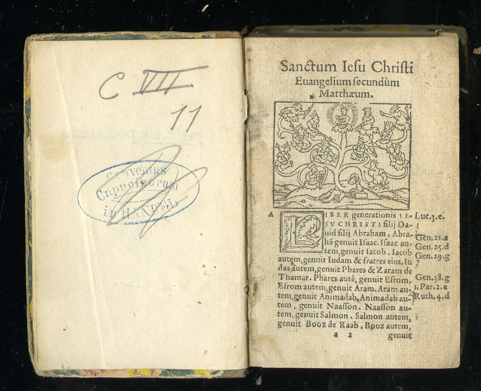 , Rare Antique Book-SANCTUM IESU CHRISTI-Steelsius-c.1550, Pictura Antique Prints
