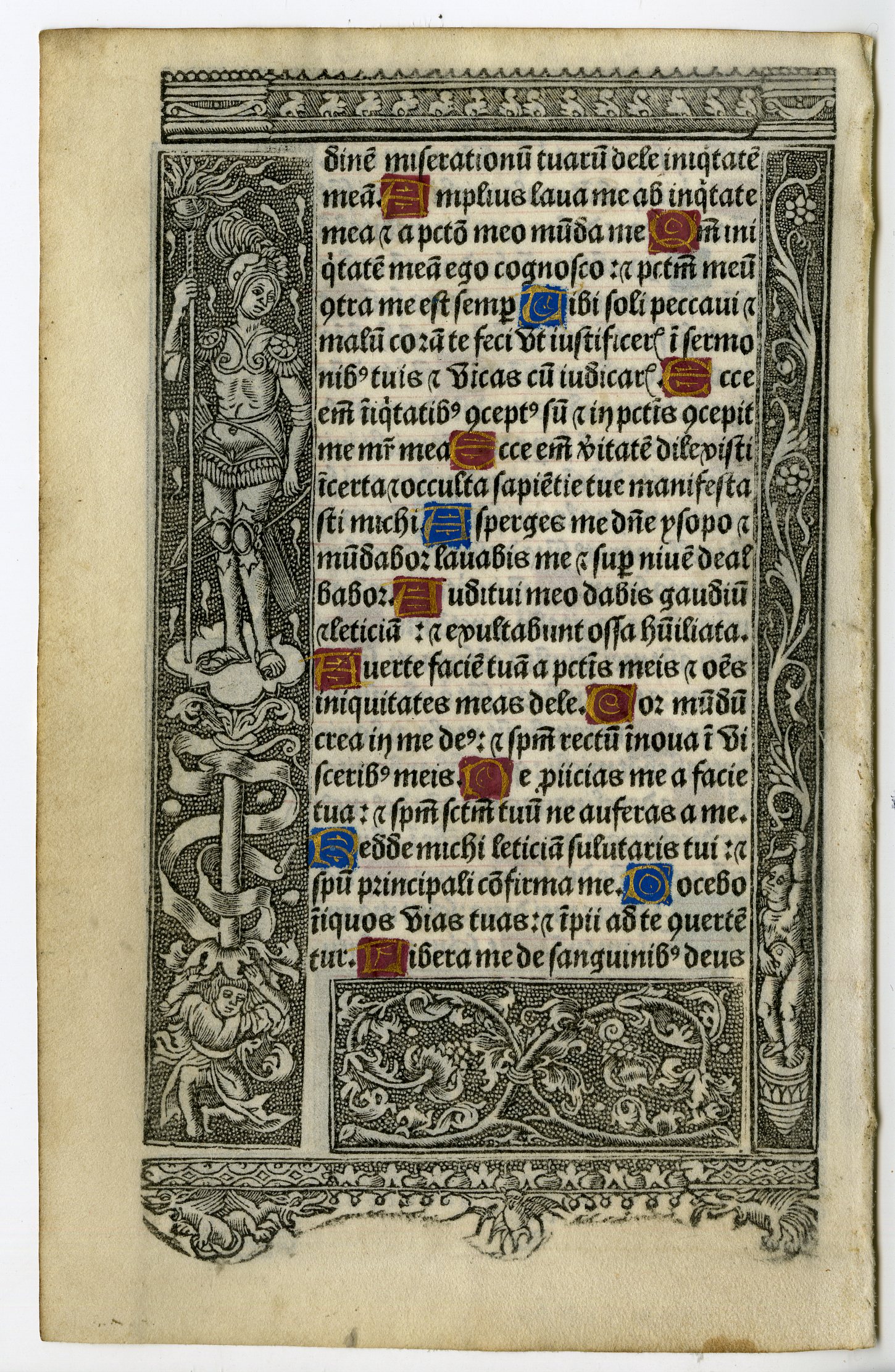 , Various Manuscripts from Book of Hours-Bibles-13-16th.c., Pictura Antique Prints