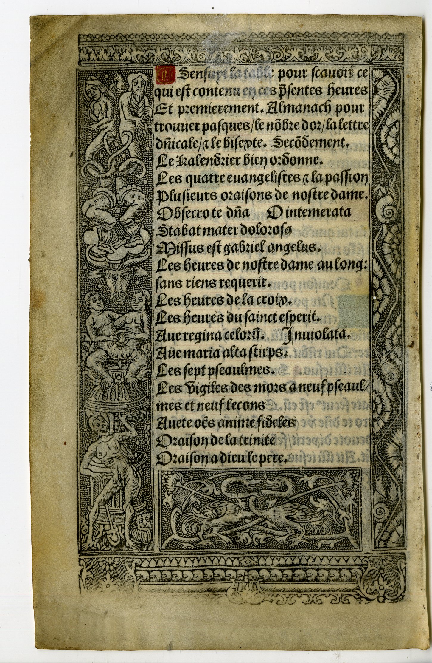 , Various Manuscripts from Book of Hours-Bibles-13-16th.c., Pictura Antique Prints