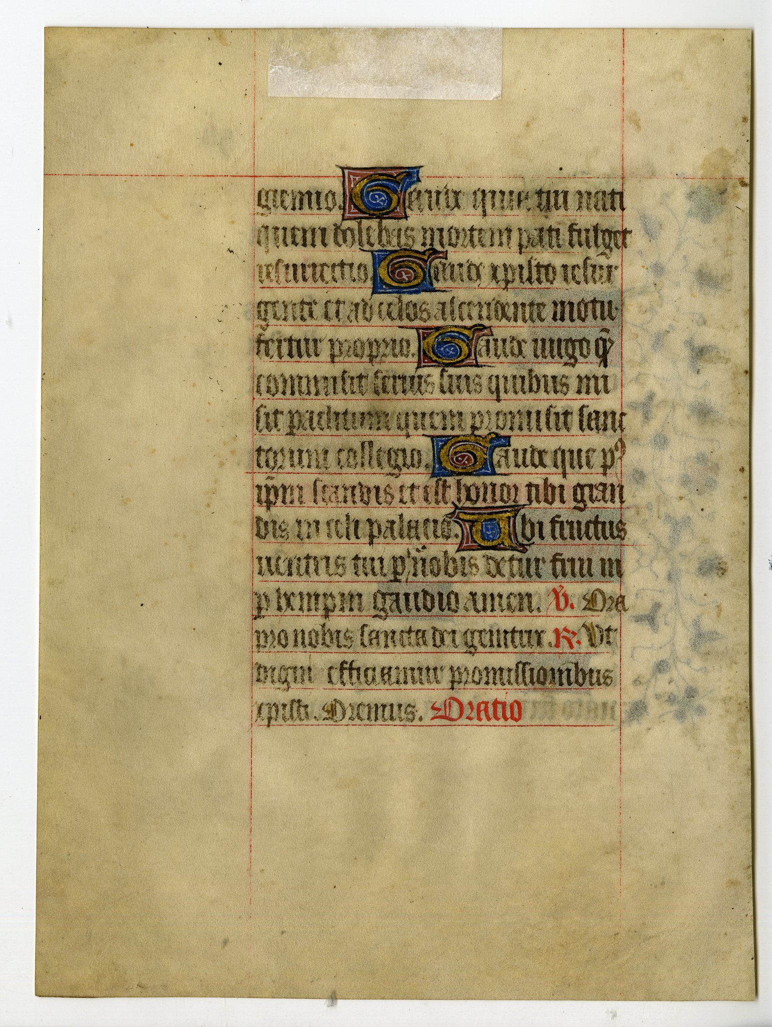 , Various Manuscripts from Book of Hours-Bibles-13-16th.c., Pictura Antique Prints