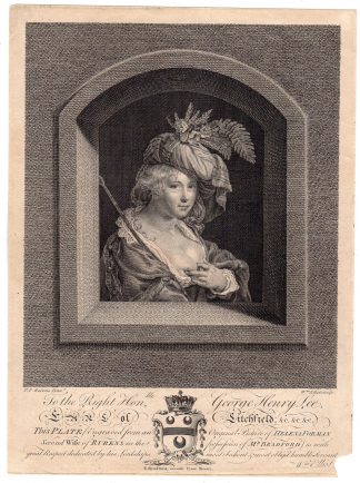Antique Print-SUSANNA LUNDEN-PORTRAIT-HELENA FOURMENT-Rubens-Elliot-1763