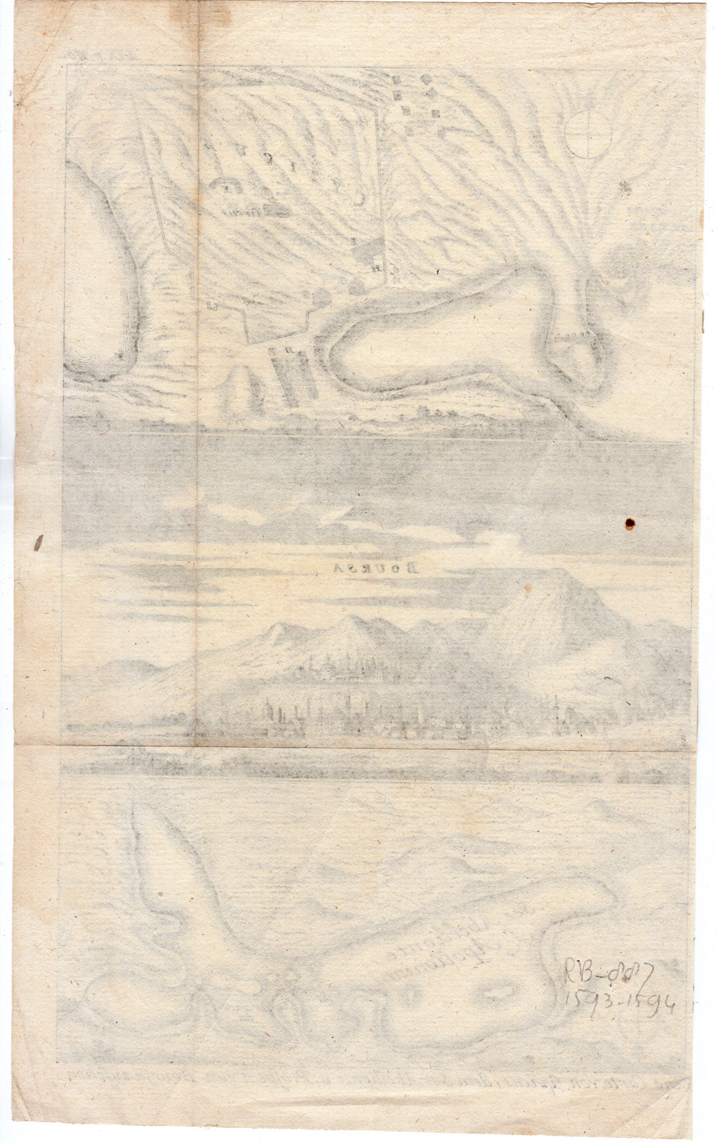 , Antique Print-CYZICUS-LAKE ABELLIONTE-BOURSA-ANATOLIE-TURKEY-Pococke-1745, Pictura Antique Prints