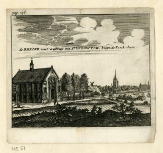 Antique Print-GUEST HOUSE-CHURCH-SAINT LOUIS-PARIS-LUDOWYCK-Meurs-1666