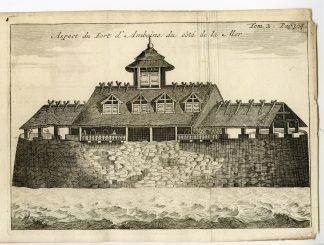 Rare Antique Print-FORT VICTORIA-AMBON-INDONESIA-MOLUCCAS-Argensola-1706
