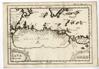 Rare Antique Print-JAVA MAJOR-INDONESIA-ASIA-Argensola-1706