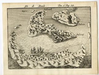 Rare Antique Print-BANDA ISLANDS-MOLUCCAS-MALUKU-INDONESIA-Argensola-1706