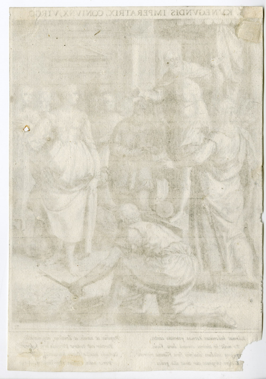 Pco 16186 1 416x591 Antique Master Print-SAINT CUNIGUNDA-EMPRESS-LUXEMBOURG-Kager-Sadeler-1615 - Image 2
