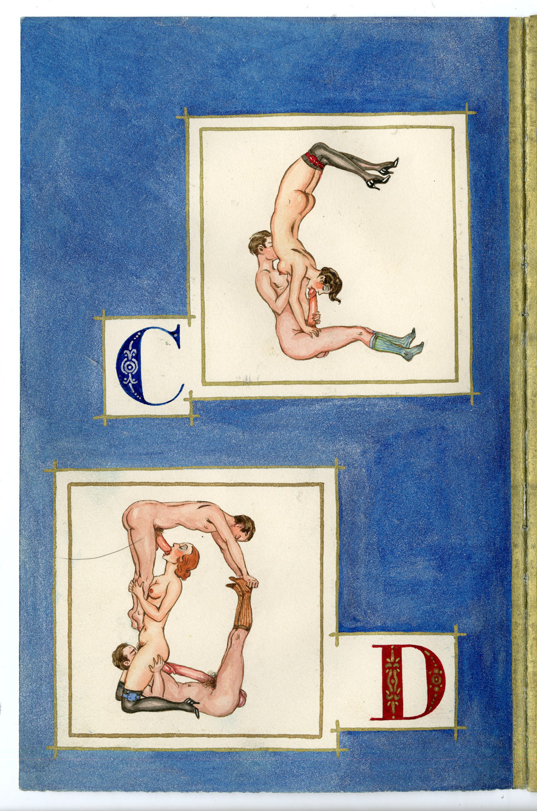 Pco 19276 416x627 Complete set of Drawings-EROTIC ABC-ALPHABET-CARTOON-Anonymous-1940 - Image 3