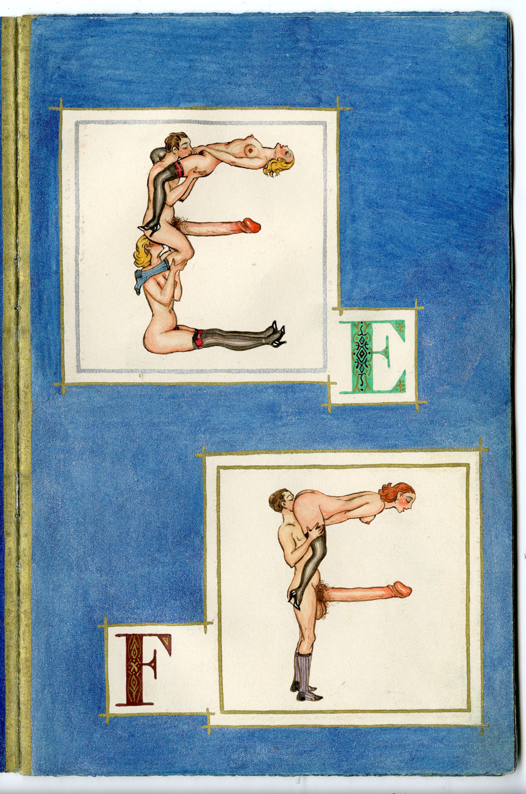 Pco 19277 416x627 Complete set of Drawings-EROTIC ABC-ALPHABET-CARTOON-Anonymous-1940 - Image 4
