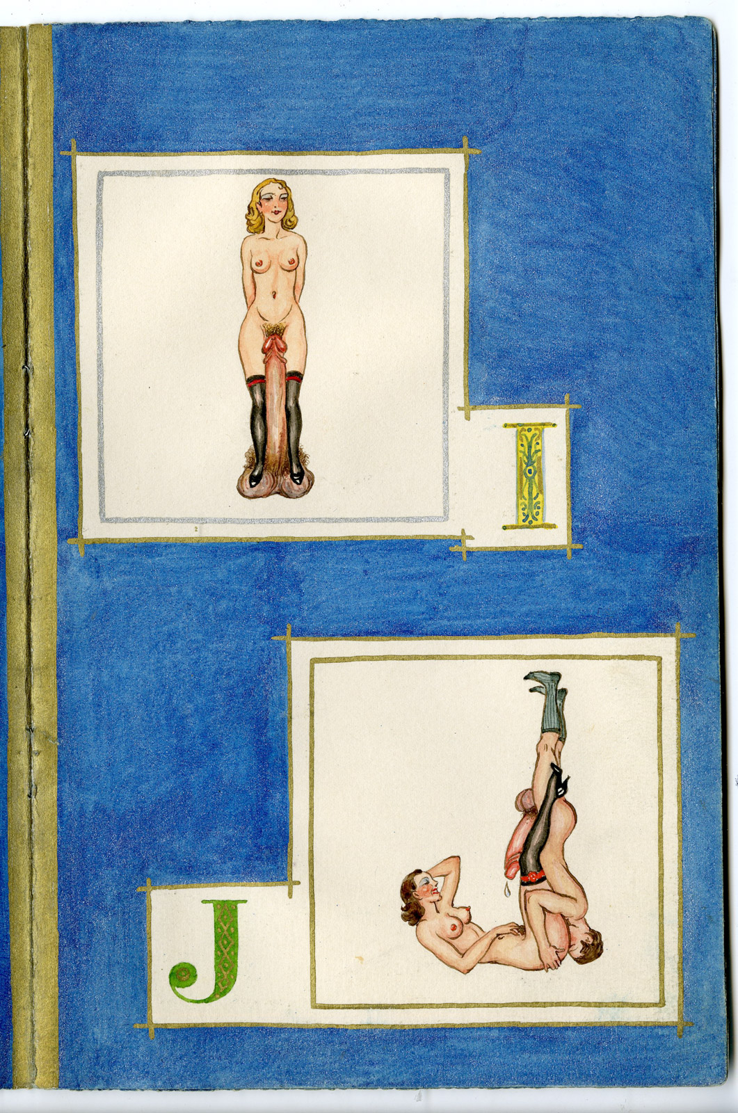 Pco 19279 416x627 Complete set of Drawings-EROTIC ABC-ALPHABET-CARTOON-Anonymous-1940 - Image 6
