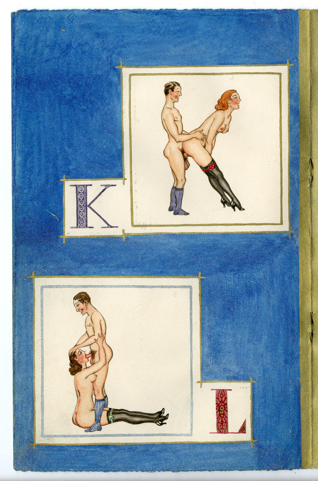Pco 19280 416x627 Complete set of Drawings-EROTIC ABC-ALPHABET-CARTOON-Anonymous-1940 - Image 7