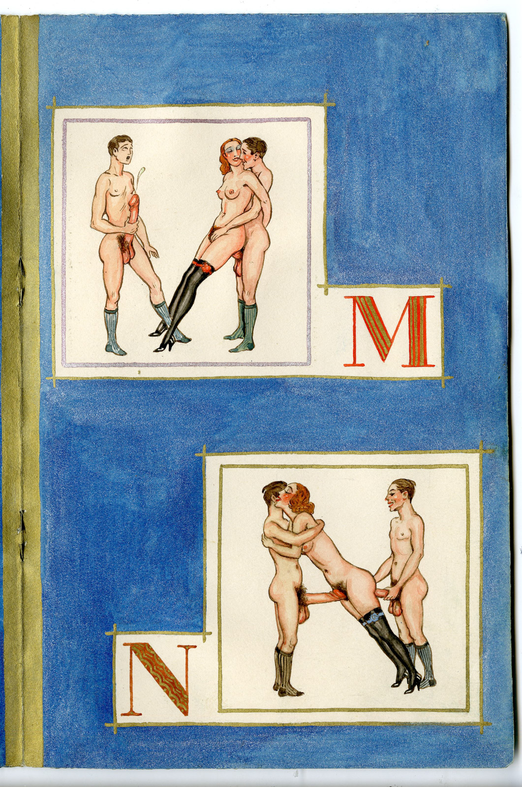 Pco 19281 416x627 Complete set of Drawings-EROTIC ABC-ALPHABET-CARTOON-Anonymous-1940 - Image 8