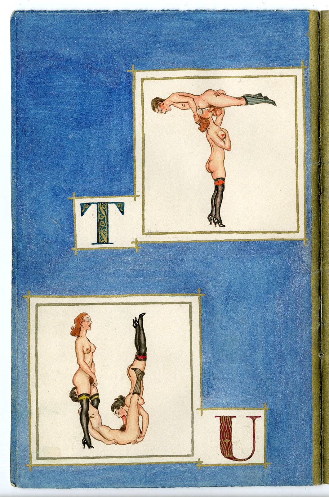 Pco 19284 416x627 Complete set of Drawings-EROTIC ABC-ALPHABET-CARTOON-Anonymous-1940 - Image 11