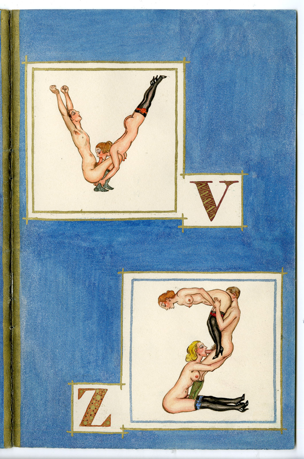 Pco 19285 416x627 Complete set of Drawings-EROTIC ABC-ALPHABET-CARTOON-Anonymous-1940 - Image 12